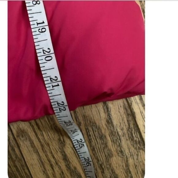 Abercrombie & Fitch pink puffer down mix vest see pic 3 for fabrics. - Picture 4 of 6